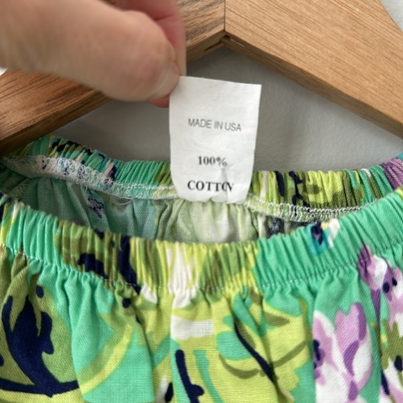 Polka Dot Tot Elastic Neck Floral dress Puff Sleeve 3T - Picture 8 of 8